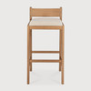 Ethnicraft Jack Teak Outdoor Bar Chair - Natural