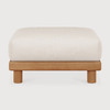 Ethnicraft Teak Monocle Outdoor Footstool