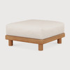 Ethnicraft Teak Monocle Outdoor Footstool