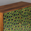 Meena Peacock Decorative Small Sideboard 95 cm