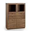 Skovby Walnut Display Cabinet #923