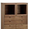Skovby Walnut display Cabinet #923 (detail)