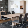 Skovby White Oiled Oak Extending Dining Table #39 (lifestyle)