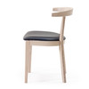 Skovby White Oiled Oak Dining Chair #52 (side view)