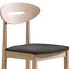 Skovby White Oiled Oak Dining Chair #94 (detail)