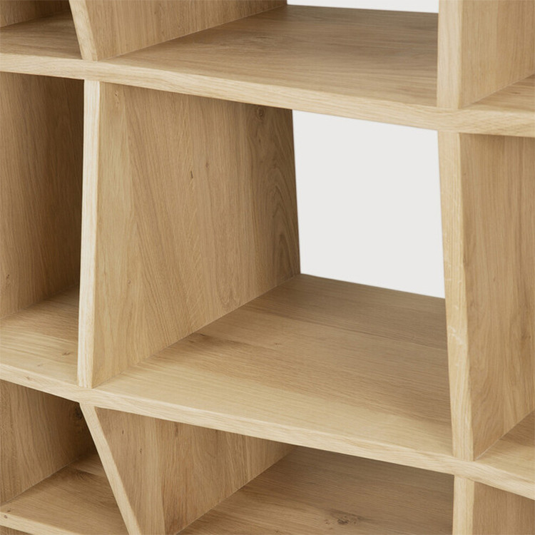 Ethnicraft Z Low Bookcase Oak