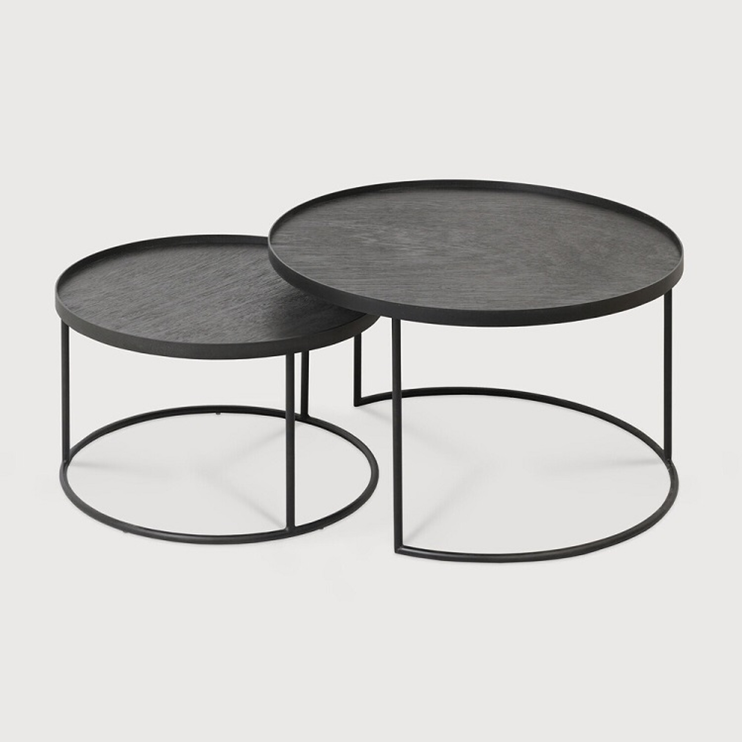 Notre Monde Nesting Tray Tables Low 4 Living