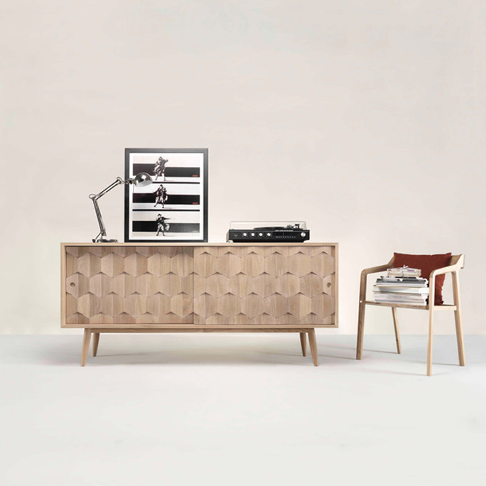Wewood Scarpa Oak Sideboard