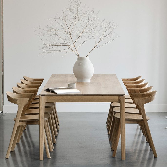 Ethnicraft Extendable Oak Dining Table Bok