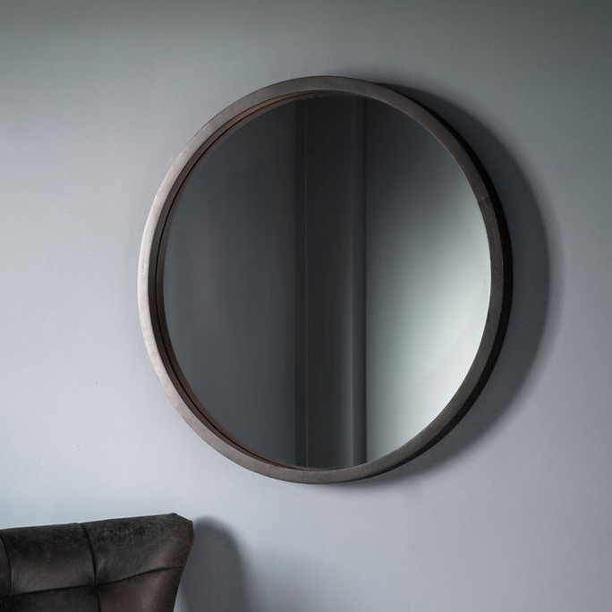 Gallery Direct BOHO Boutique Mirror Black Wood