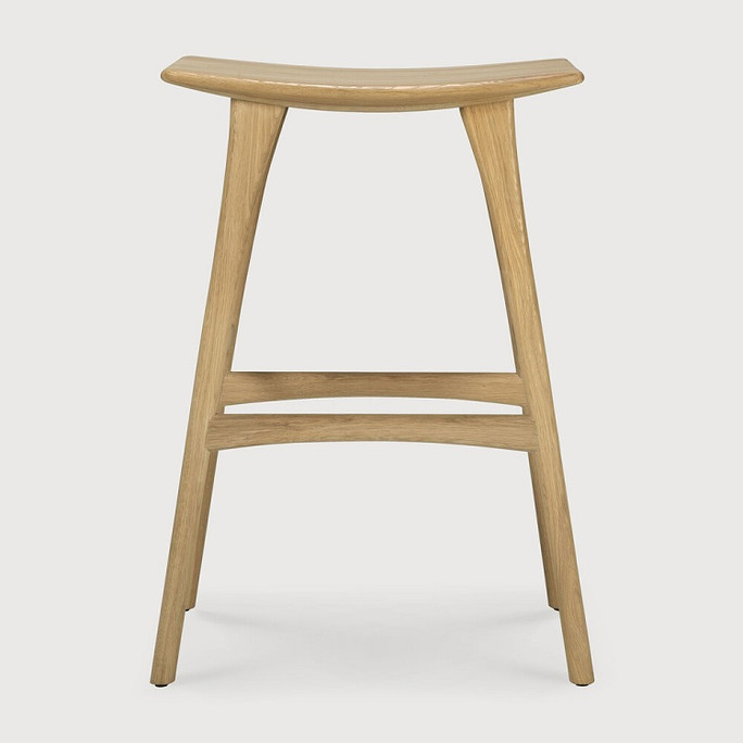 Ethnicraft Oak Bar Stool Osso