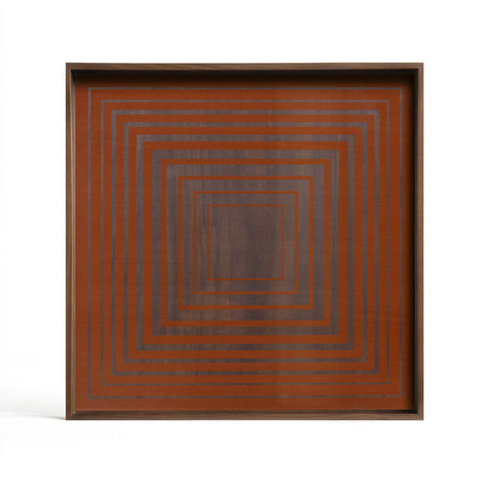 Notre Monde Pumpkin Square Glass Tray