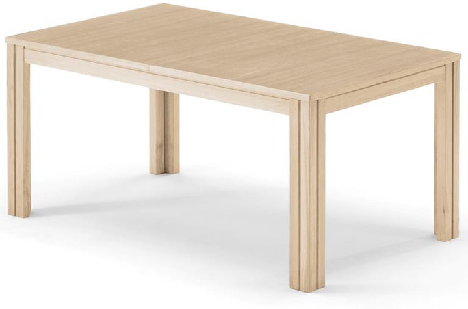 Skovby 24 Solid Oak White Oil Extending Dining Table