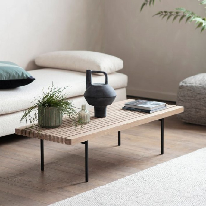 Japanese Oak Coffee Table