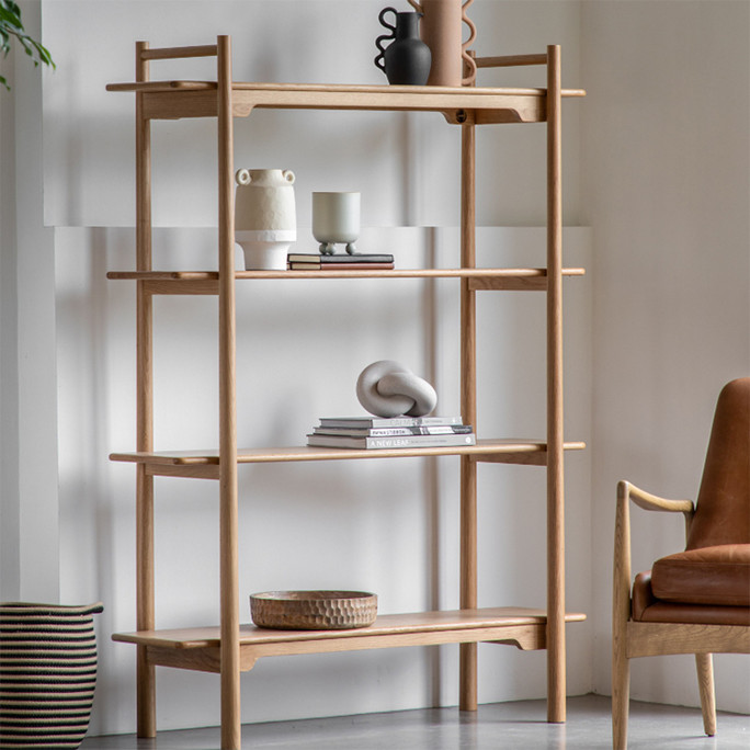 Marlow Open Shelving - Oak