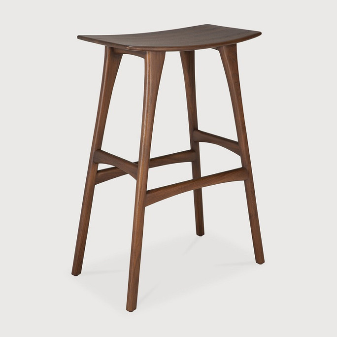 Ethnicraft Osso Teak Bar Stool