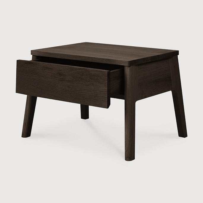 Ethnicraft Brown Oak Bedside Table Air