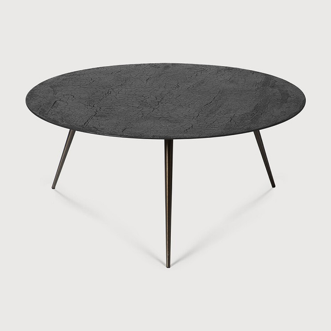 Notre Monde Luna Lava Large Coffee Table - Black