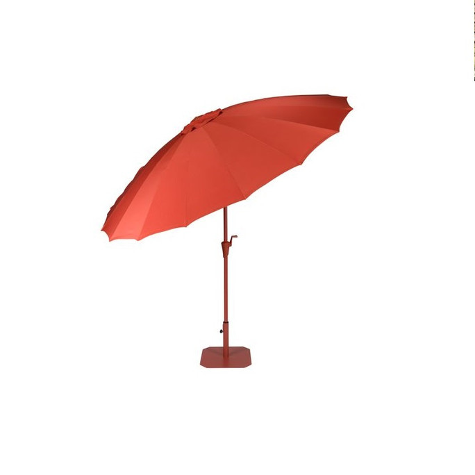 Terracotta Brown Sunbrella Sunshine Parasol Set Terracotta Brown Sunbrella Sunshine Parasol Set