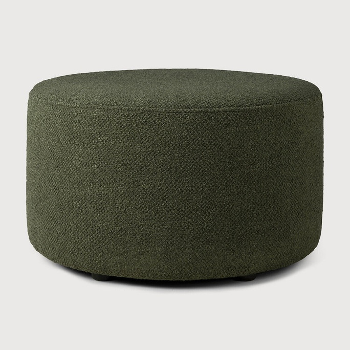 Ethnicraft Barrow Pouf - Pine Green Ethnicraft Barrow Pouf - Pine Green