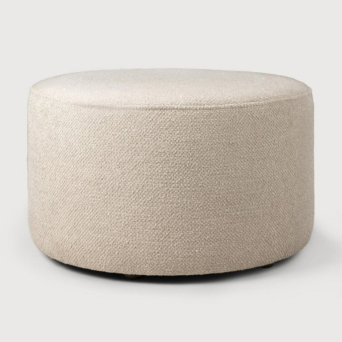 Ethnicraft Barrow Pouf - Off White Ethnicraft Barrow Pouf - Off White