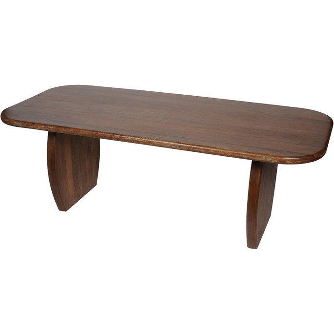 Libra Monterey Rectangular Solid Mango Wood Dining Table Dark Stain 220 x 100cm – Seats  8