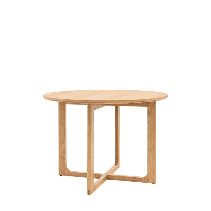 Gallery Direct Craft Natural Oak Round Dining Table Gallery Direct Craft Natural Oak Round Dining Table