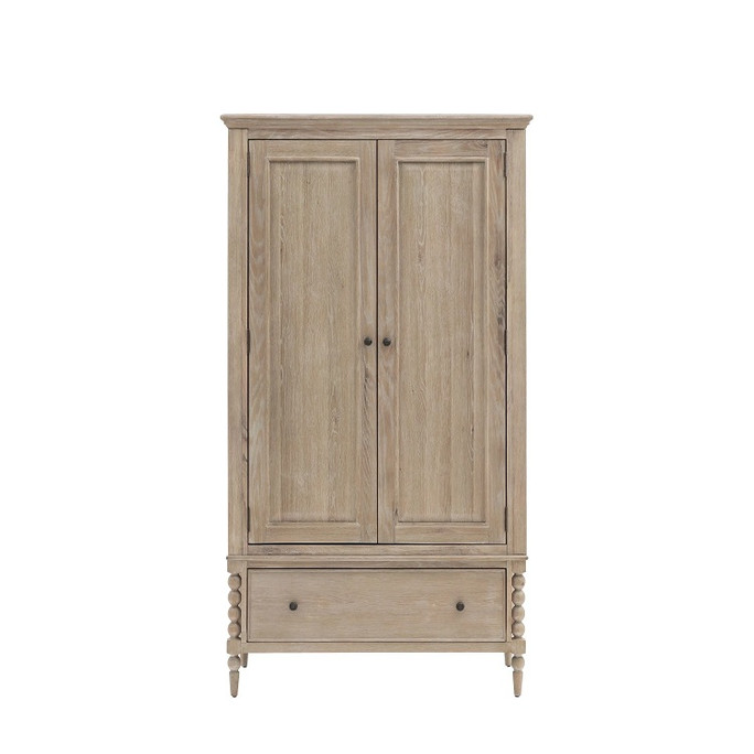 Gallery Direct Artisan Natural Oak 1 Drawer 2 Door Wardrobe