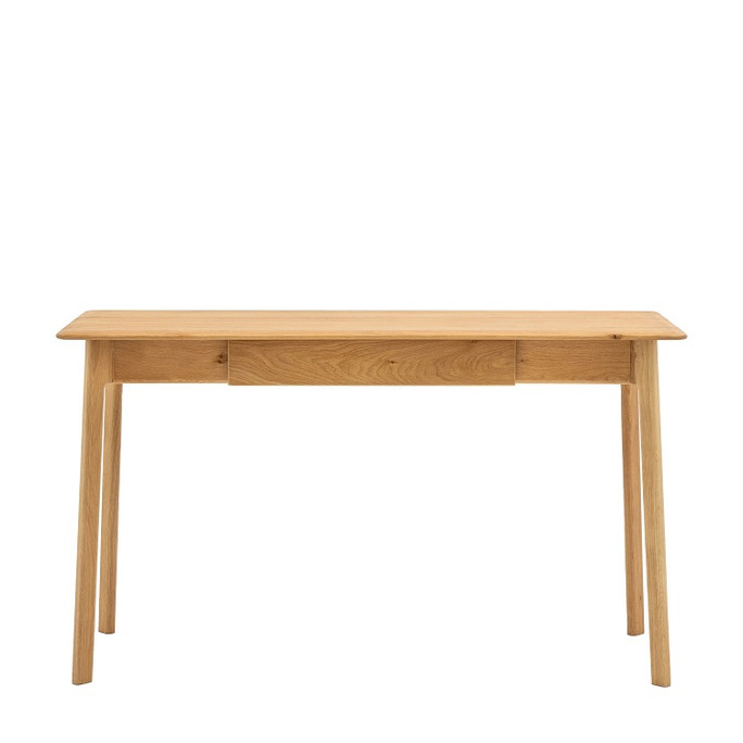Gallery Direct Madrid Oak 1 Drawer Desk 130x50x75 Gallery Direct Madrid Oak 1 Drawer Desk 130x50x75