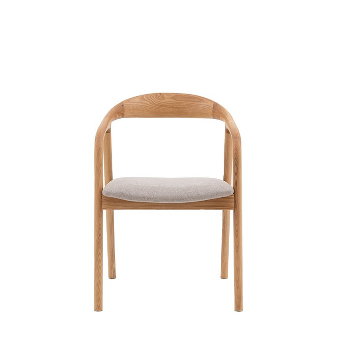 Gallery Direct Madrid Natural Dining Chair UPH (2pk) 56x57x78 Gallery Direct Madrid Natural Dining Chair UPH (2pk) 56x57x78