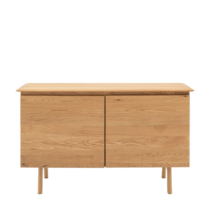 Gallery Direct Madrid Oak 2 Door Sideboard 116x45x70 Gallery Direct Madrid Oak 2 Door Sideboard 116x45x70