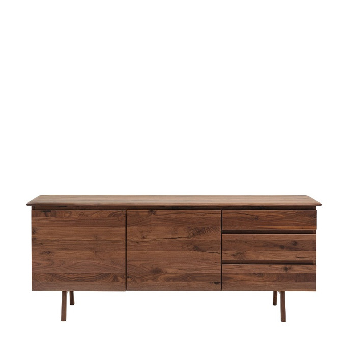 Gallery Direct Madrid Walnut 2 Door/3 Drawer Sideboard 172x45x70 Gallery Direct Madrid Walnut 2 Door/3 Drawer Sideboard 172x45x70