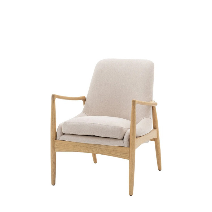 Gallery Direct Carrera Natural Linen Armchair – Modern Gallery Direct Carrera Natural Linen Armchair – Modern