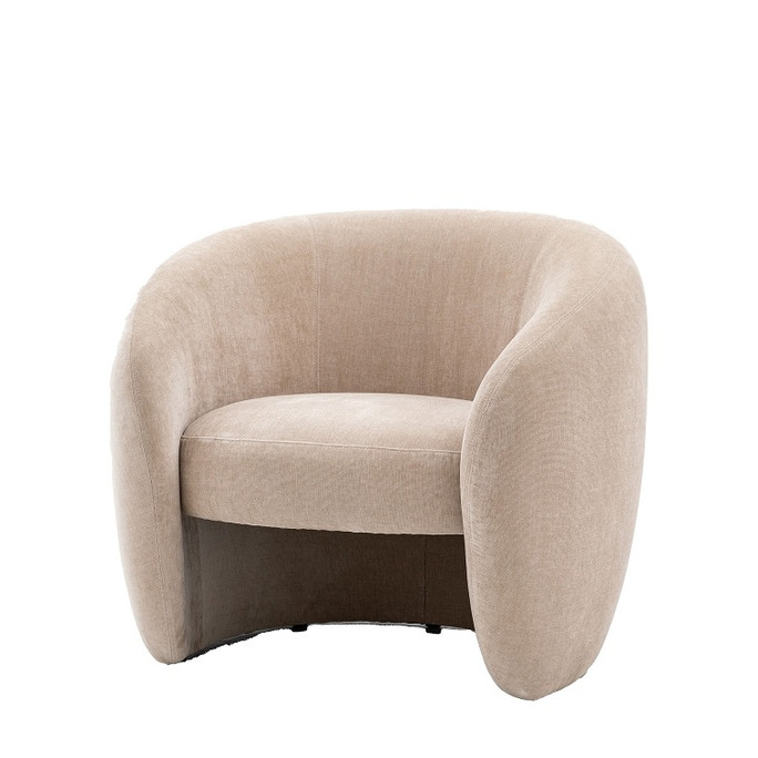 Gallery Direct Curvo Cream Fabric Armchair – Modern Gallery Direct Curvo Cream Fabric Armchair – Modern