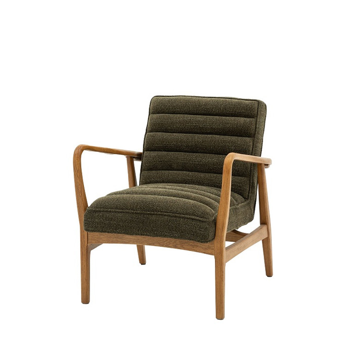 Gallery Direct Datsun Green Boucle Armchair – Modern Gallery Direct Datsun Green Boucle Armchair – Modern