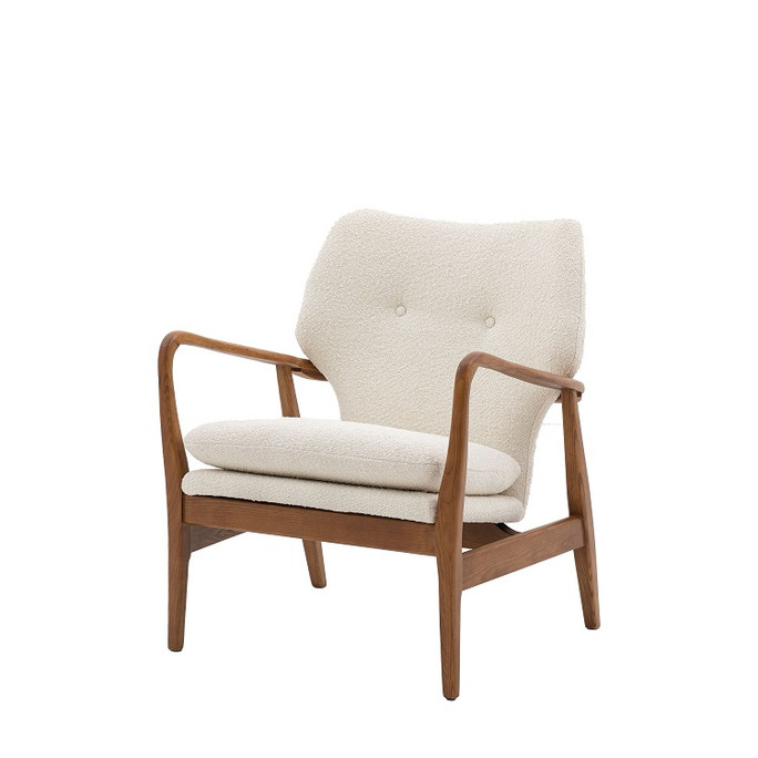 Gallery Direct Jensen Cream Armchair – Modern