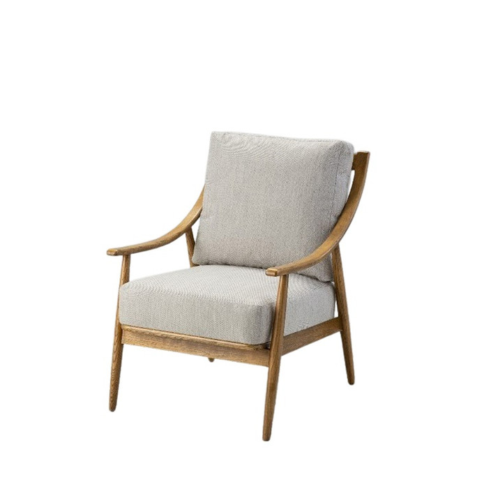 Gallery Direct Reliant Natural Linen Armchair – Modern