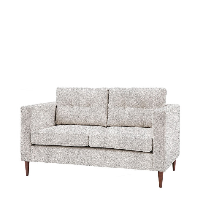 Gallery Direct Whitwell Light Grey Fabric 2‑Seater Sofa – Modern Gallery Direct Whitwell Light Grey Fabric 2‑Seater Sofa – Modern