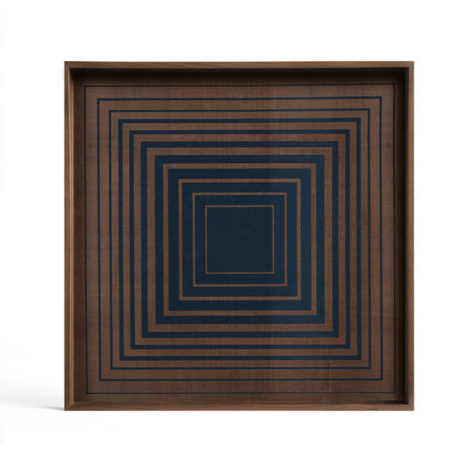 Ethnicraft Ink Square Glass Tray 38cm OUTLET
