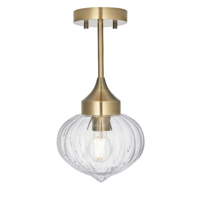 Gallery Direct Addington Brass Ceiling Light