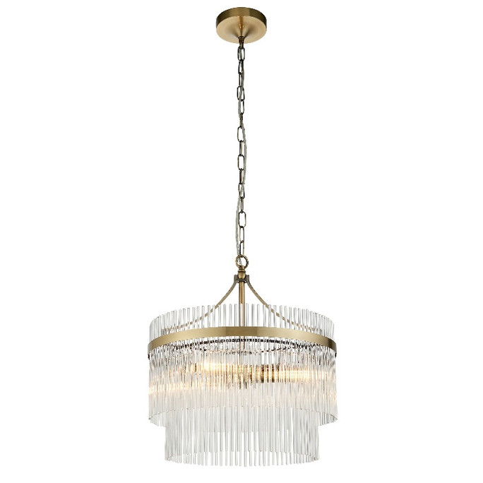Gallery Direct Marietta Brass 4-Light Pendant Light