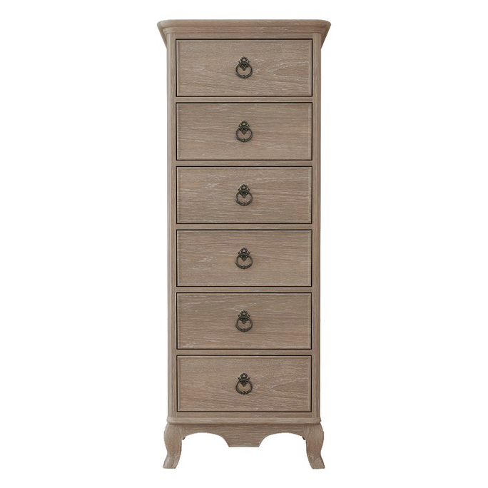 Willis & Gambier Camille Oak Limed Tallboy