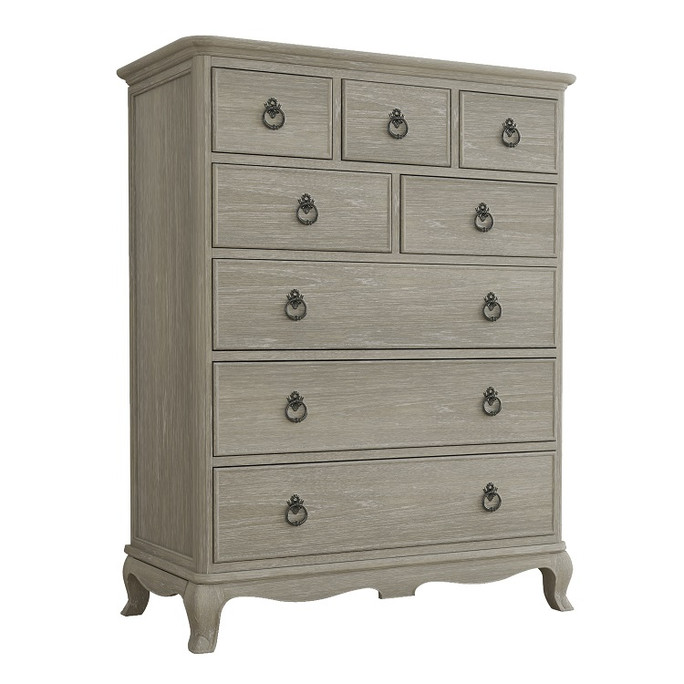Willis & Gambier Camille Oak Limed 8 Drawer Chest Willis & Gambier Camille Oak Limed 8 Drawer Chest