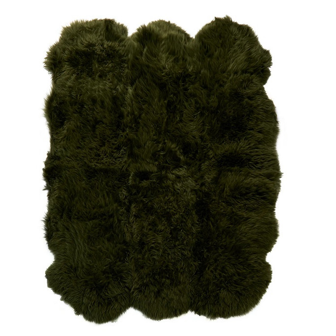 Native Natural Sheepskin Rug Olive Green Sheepskin 180x200cm – Natural Luxury Native Natural Sheepskin Rug Olive Green Sheepskin 180x200cm – Natural Luxury