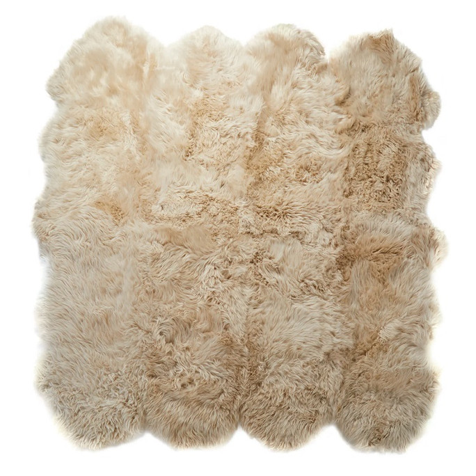 Native Natural Sheepskin Rug Champagne Sheepskin 180x240cm – Natural Luxury