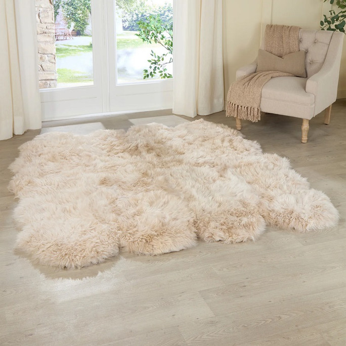 Native Natural Sheepskin Rug Champagne Sheepskin 180x240cm – Natural Luxury Native Natural Sheepskin Rug Champagne Sheepskin 180x240cm – Natural Luxury