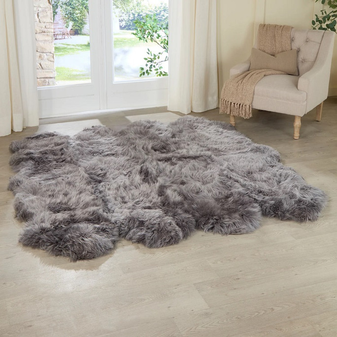 Native Natural Sheepskin Rug Grey Sheepskin 180x240 cm – Natural Luxury Native Natural Sheepskin Rug Grey Sheepskin 180x240 cm – Natural Luxury