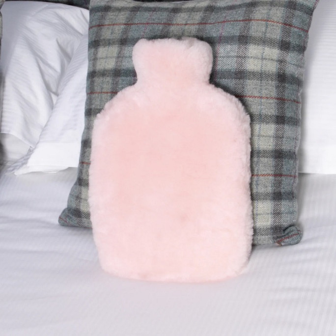 Native Natural Hot Water Bottle Cover Pink Sheepskin – Natural Luxury Native Natural Hot Water Bottle Cover Pink Sheepskin – Natural Luxury