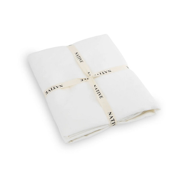 Native Natural Fitted Sheet White 100% Linen – Breathable & Hypoallergenic Native Natural Fitted Sheet White 100% Linen – Breathable & Hypoallergenic