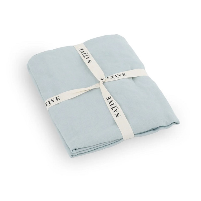 Native Natural Pillow Case Aqua 100% Linen – Breathable & Hypoallergenic Native Natural Pillow Case Aqua 100% Linen – Breathable & Hypoallergenic